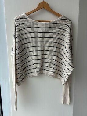 Urban Outfitters Cropped Dolman Boatneck Sweater